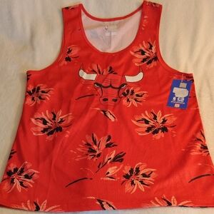 NBA Ultra Game Chicago Bulls Floral Debut Year Jersey Men's Medium NWT